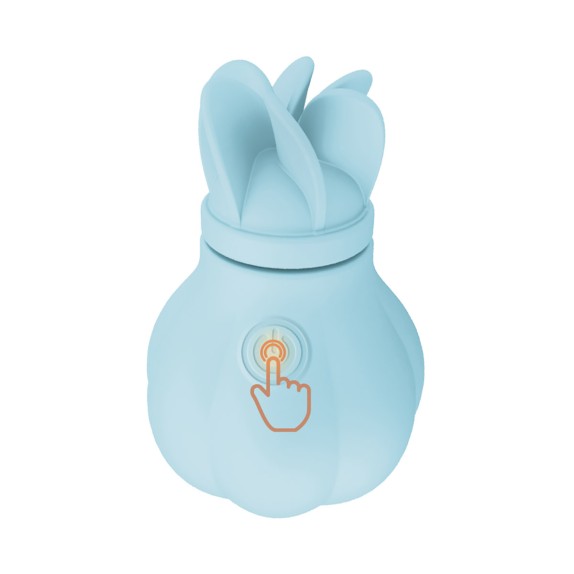 STIMOLATORE CLITORIDEO CON TESTINE INTERCAMBIABILI SEX TOY CARESS