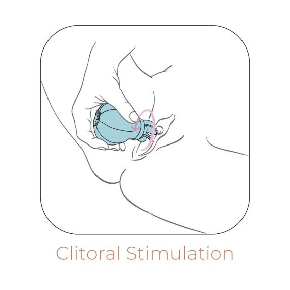 STIMOLATORE CLITORIDEO CON TESTINE INTERCAMBIABILI SEX TOY CARESS
