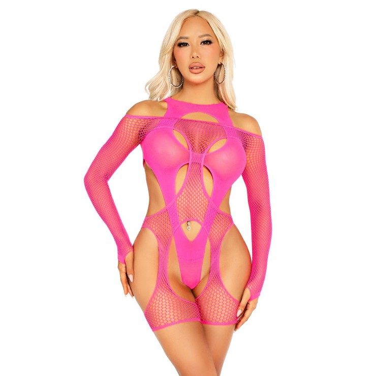 SET 2 PEZZI BODY E HARNESS SEXY PER DONNA IN TESSUTO...