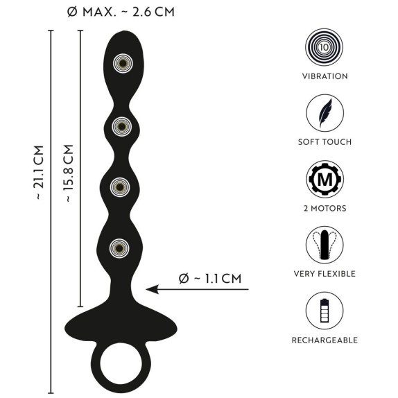 copy of PALLINE ANALI VIBRANTI ULTRA FLESSIBILI CON BASE AD ANELLO ANOS