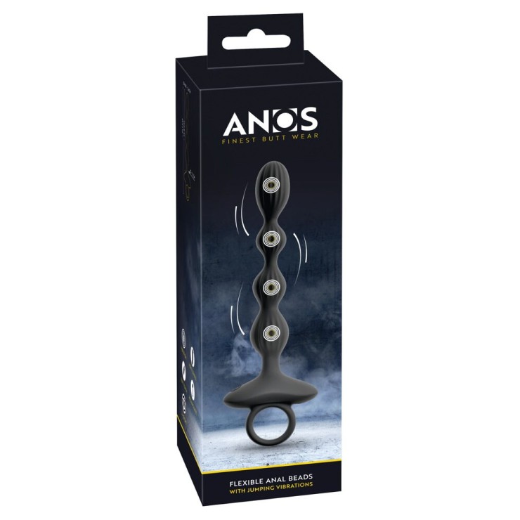 PALLINE ANALI VIBRANTI ULTRA FLESSIBILI CON BASE CON...