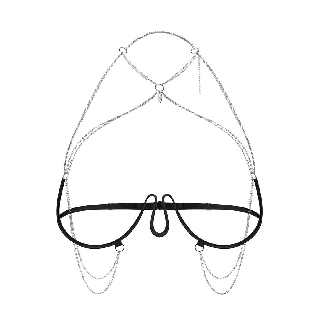 REGGISENO HARNESS CON FERRETTO E CATENE...