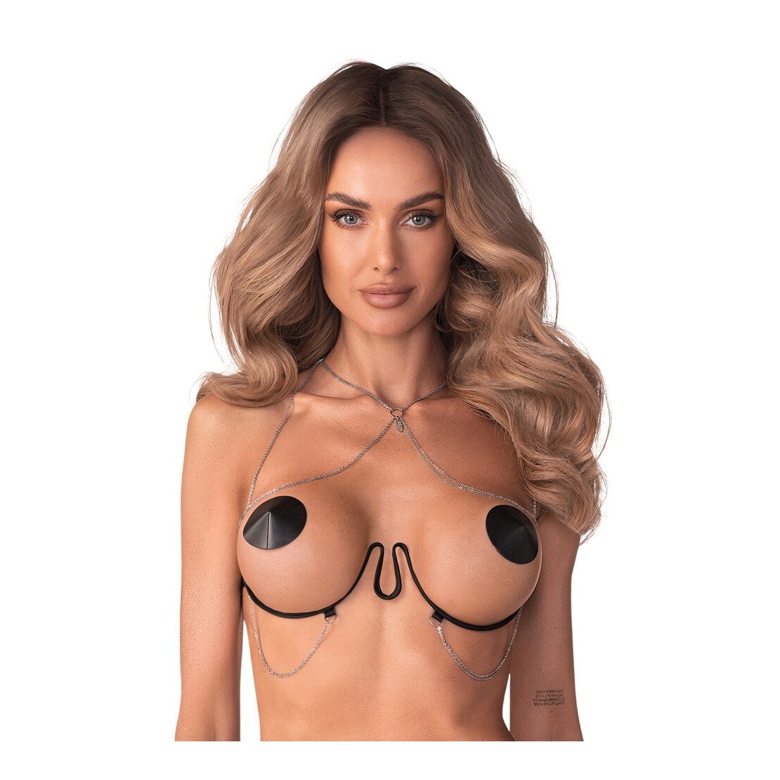 REGGISENO HARNESS CON FERRETTO E CATENE...