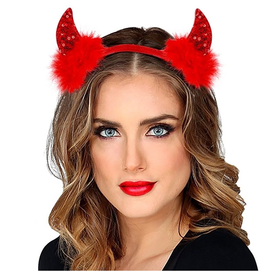 CORNA DA DIAVOLO SEXY ROSSE UNISEX A CERCHIETTO