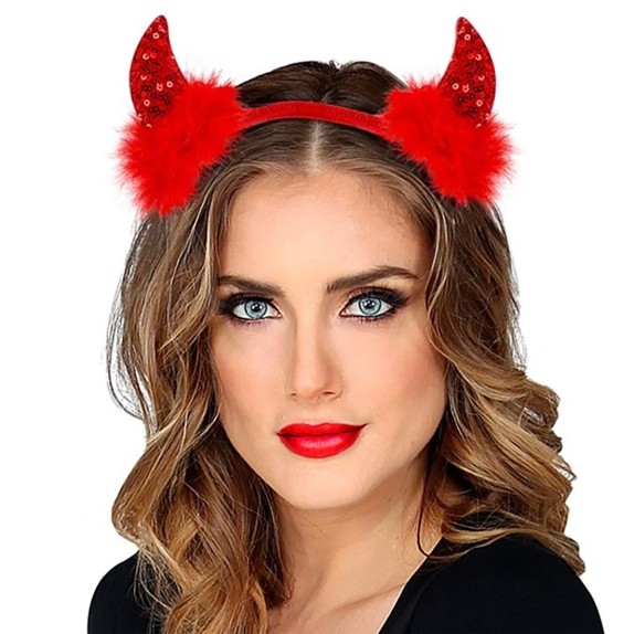 CORNA DA DIAVOLO SEXY ROSSE UNISEX A CERCHIETTO