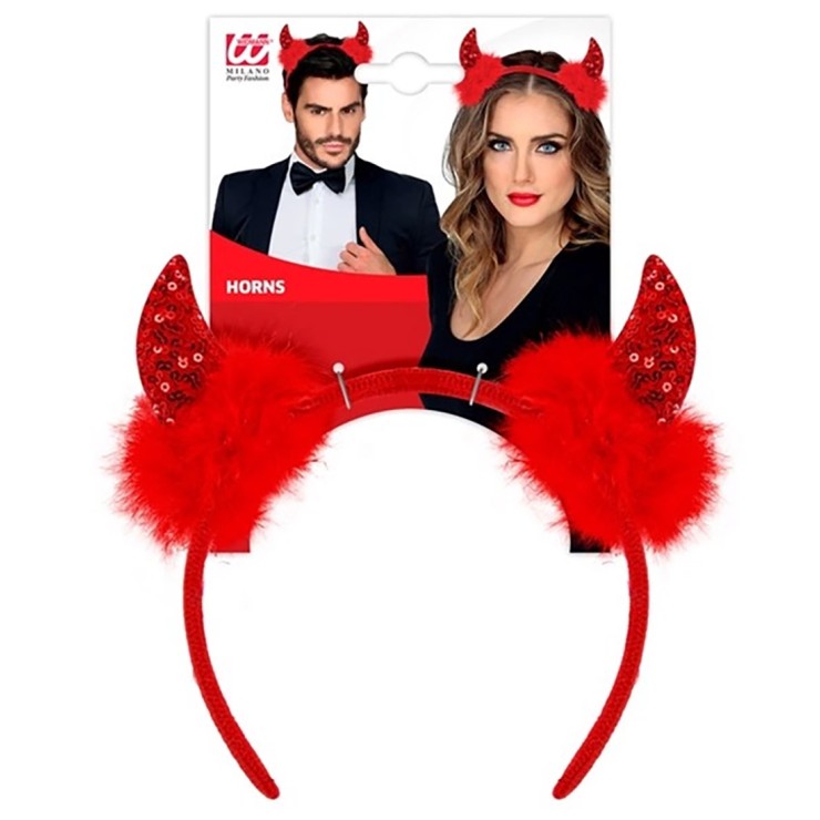 CORNA DA DIAVOLO SEXY ROSSE UNISEX A CERCHIETTO
