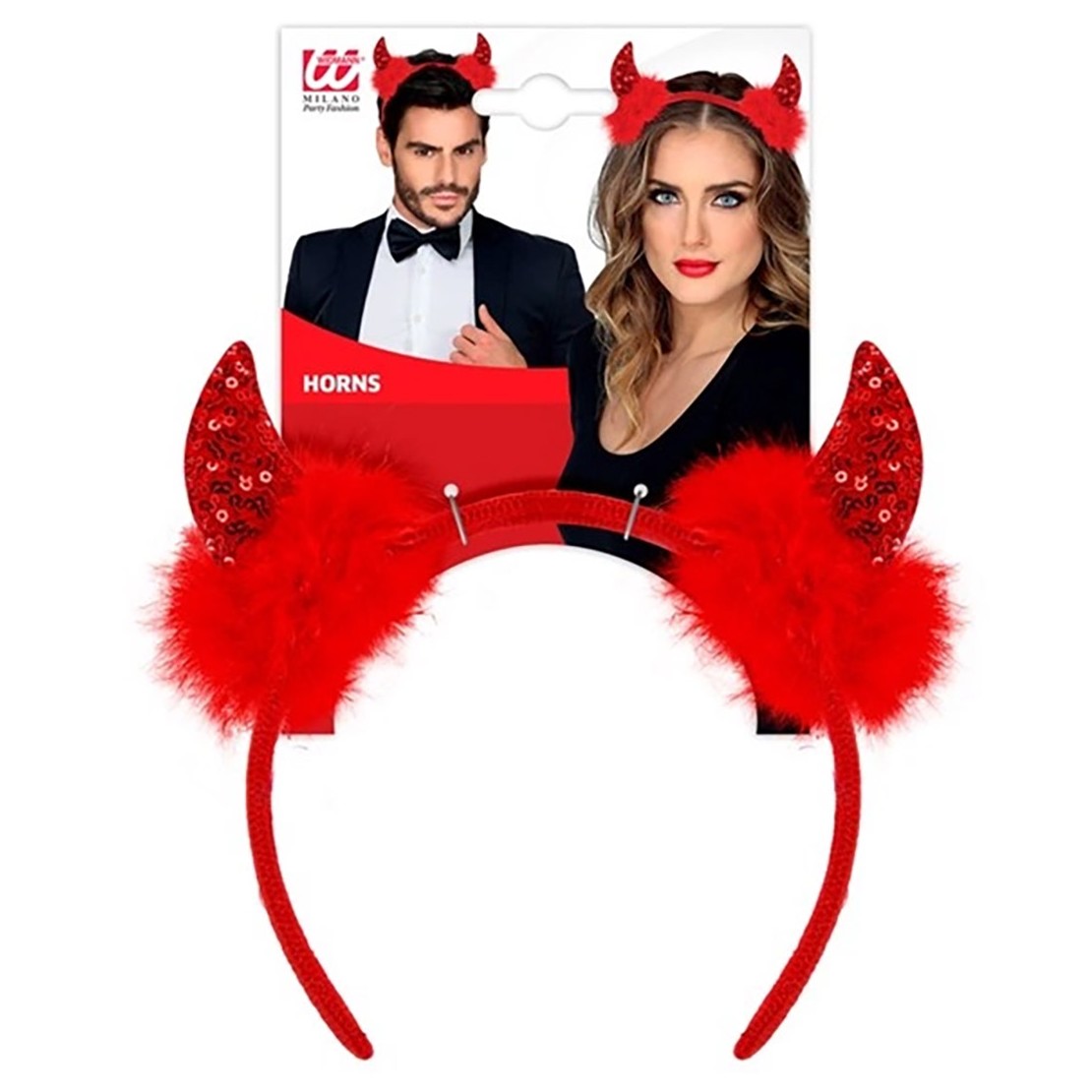 CORNA DA DIAVOLO SEXY ROSSE UNISEX A CERCHIETTO