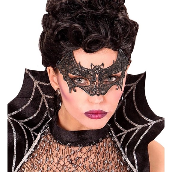 MASCHERINA IN PIZZO SEXY PER OCCHI A FORMA DI PIPISTRELLO