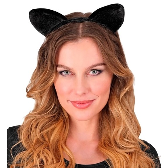 ORECCHIE DA GATTA SEXY IN VELLUTO MORBIDO UNISEX