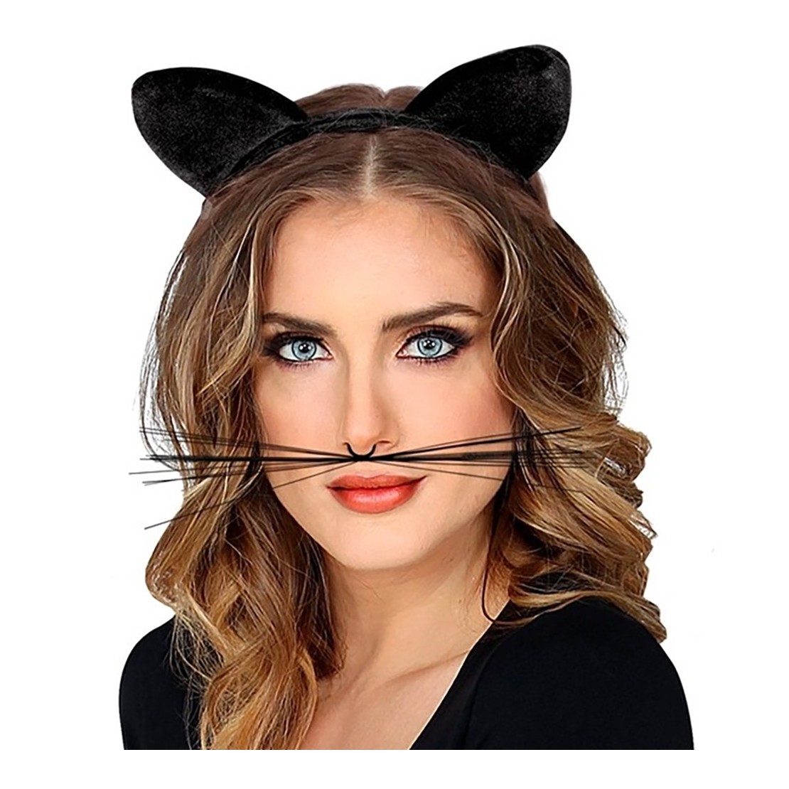 ORECCHIE DA GATTA SEXY IN VELLUTO MORBIDO UNISEX