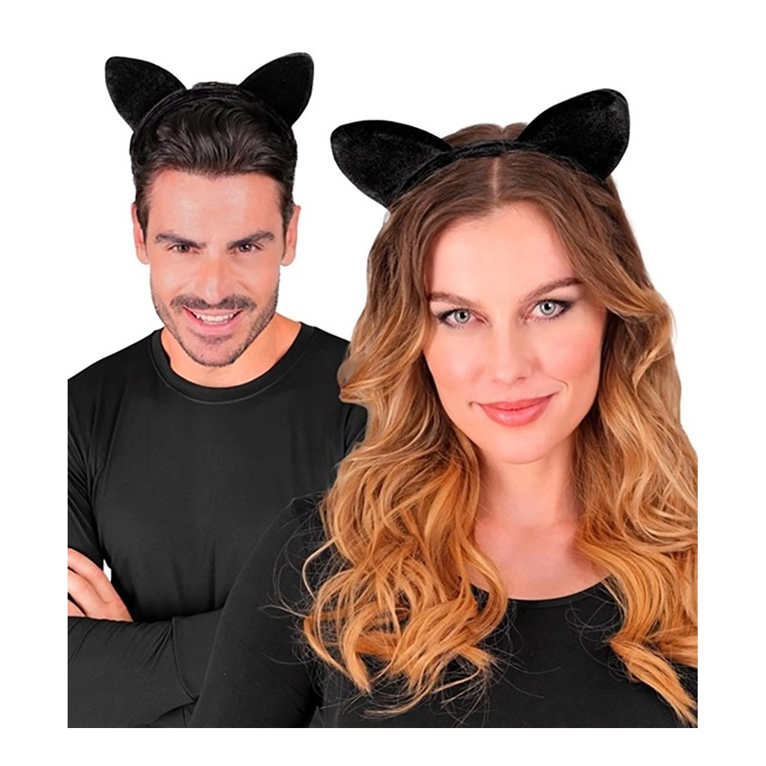 ORECCHIE DA GATTA SEXY IN VELLUTO MORBIDO UNISEX