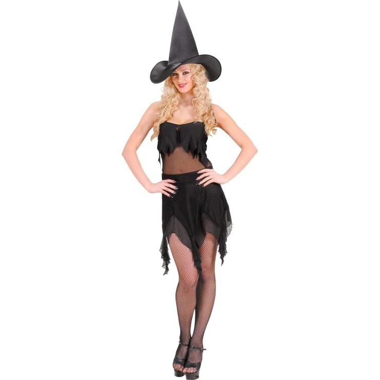 COSTUME TRAVESTIMENTO DA STREGA SEXY TOP E GONNA CON... 2