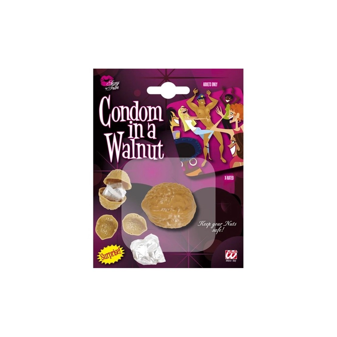 NOCE CON PRESERVATIVO GADGET SCHERZOSO PER...