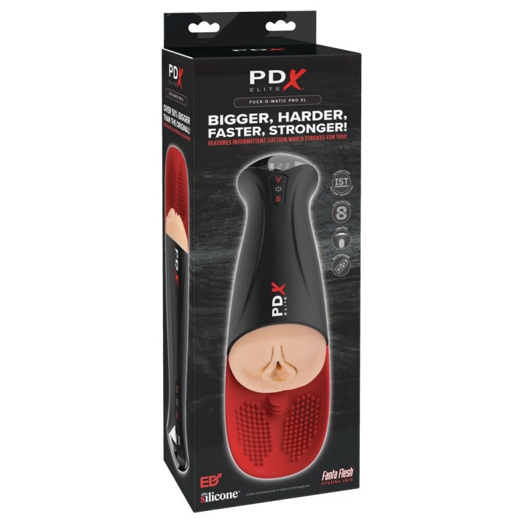 FUCK-O-MATIC PRO XL MASTURBATORE PER UOMO CON STIMOLATORE...