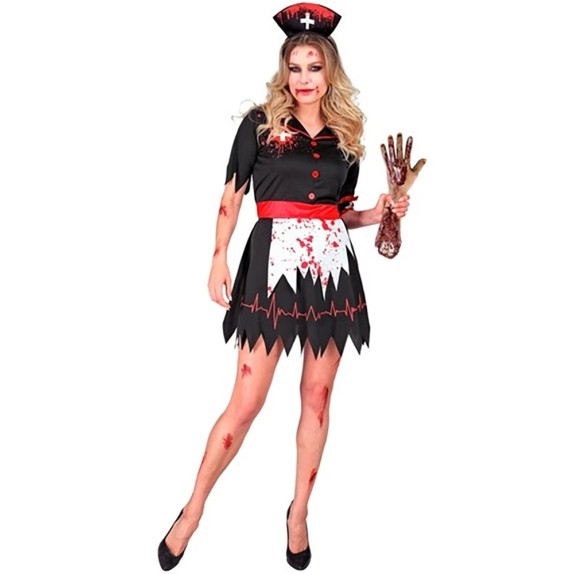 COSTUME TRAVESTIMENTO DA INFERMIERA ZOMBIE