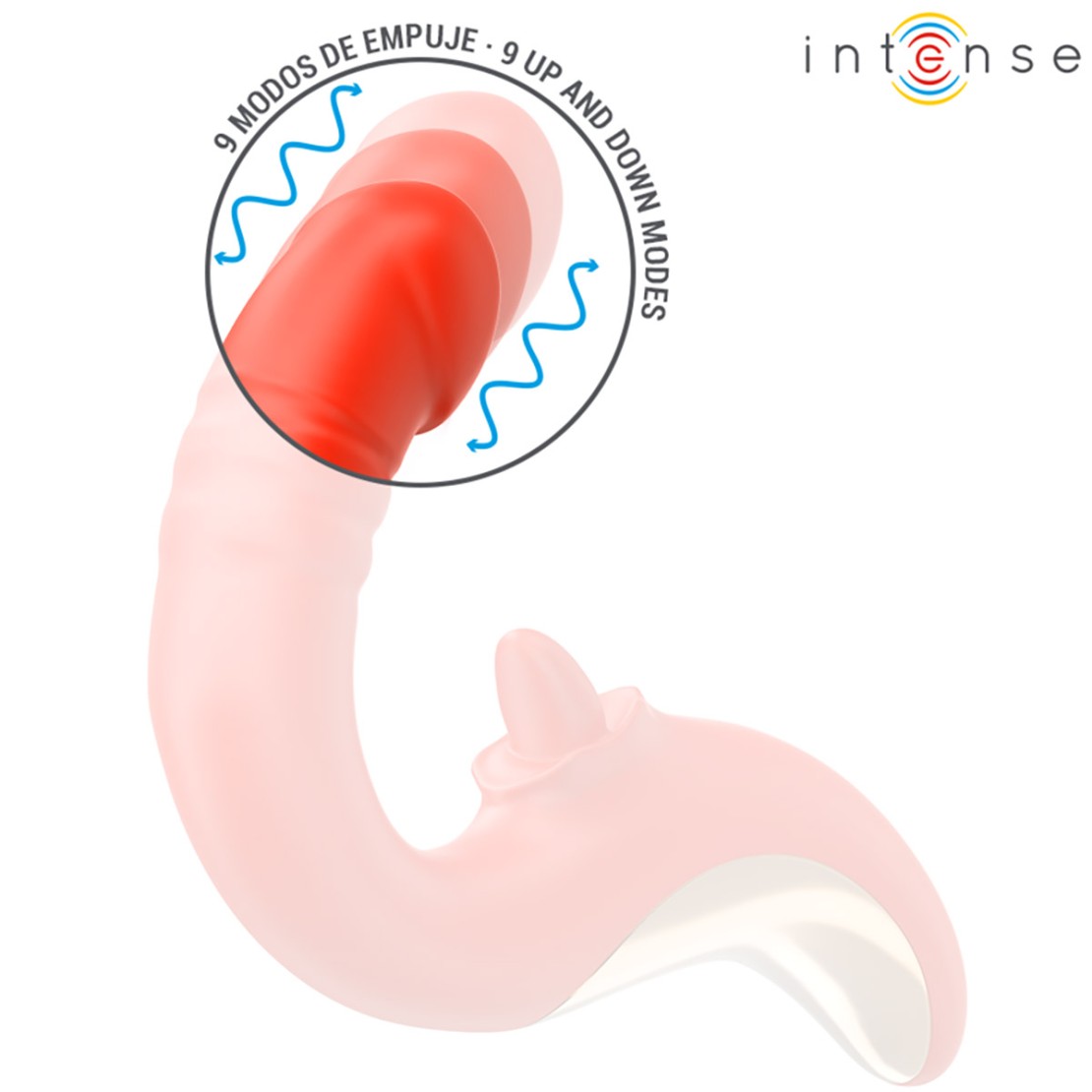 SEX TOY DOPPIO PER DONNA CON LINGUA ROTANTE E...