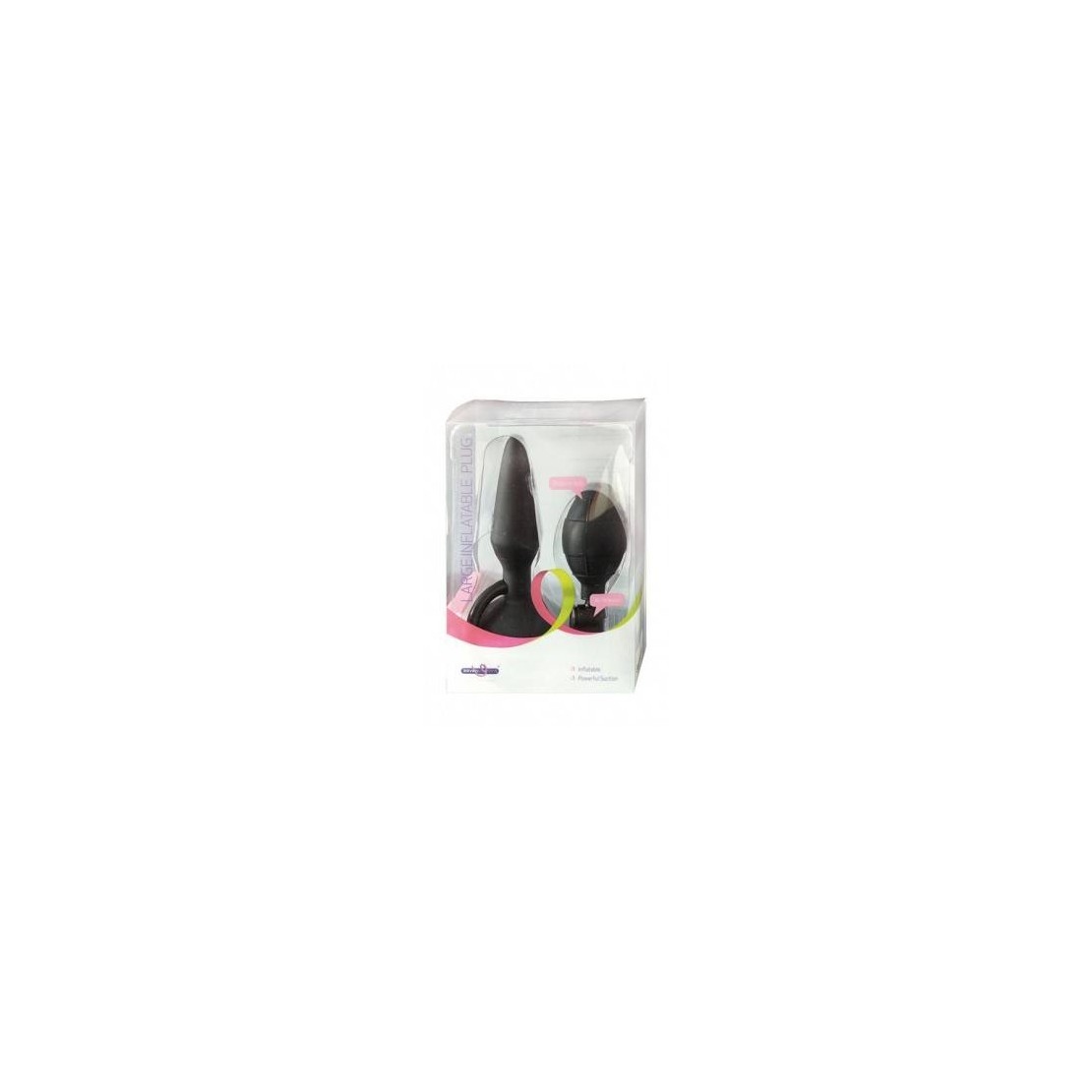 TAPPO ANALE LARGE IN SILICONE GONFIABILE