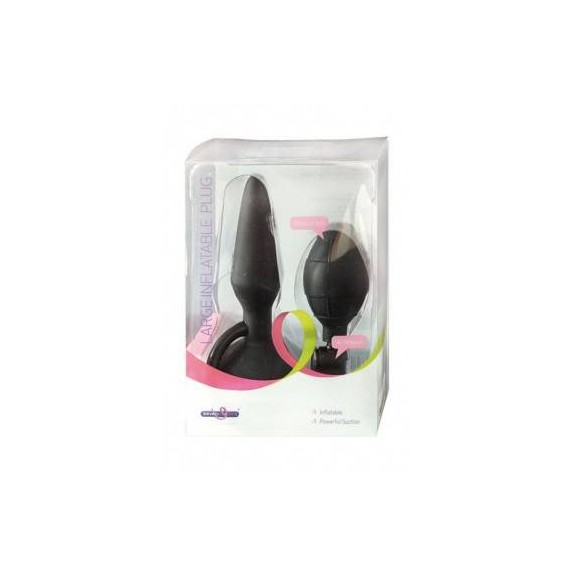 TAPPO ANALE LARGE IN SILICONE GONFIABILE