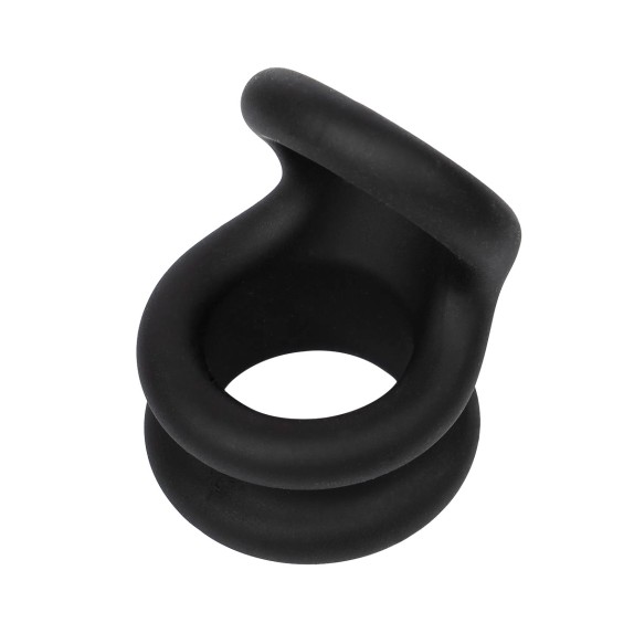 ANELLO DOPPIO IN SILICONE PER PENE E TESTICOLI VARIE MISURE