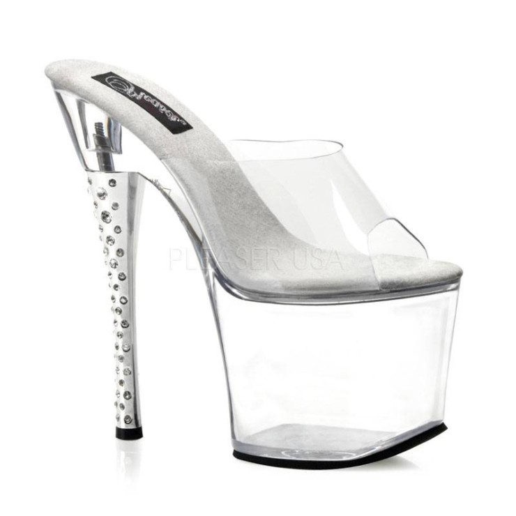 SANDALI TACCO 18/19 CM CON STRASS