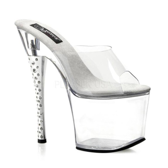 SANDALI TACCO 18/19 CM CON STRASS