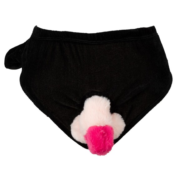 SLIP CON PENE IN PELUCHES CHE SI ALZA GADGET SCHERZOSO