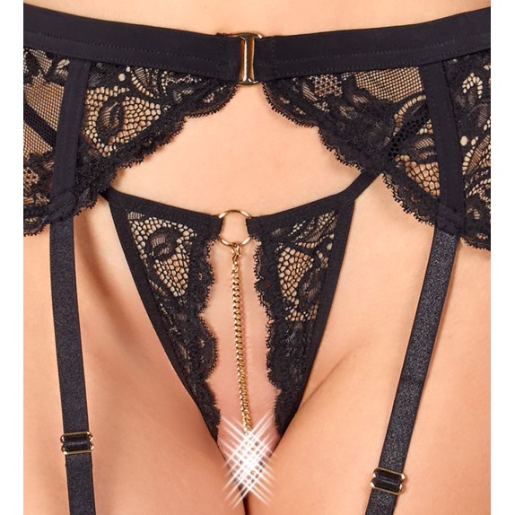 COMPLETO INTIMO SEXY PER DONNA CON PIZZO SET 4 PEZZI