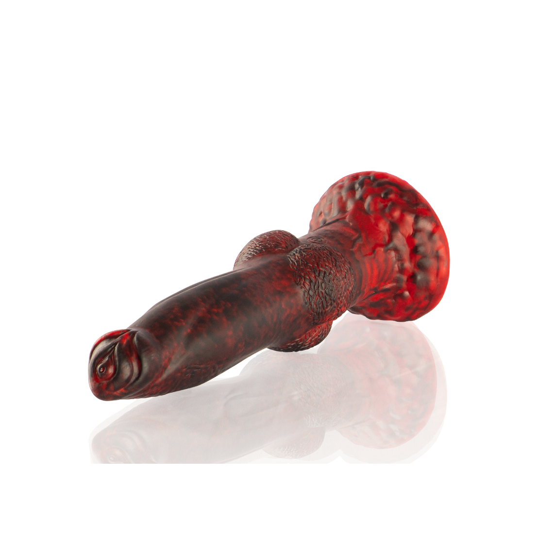 FALLO DILDO VIBRANTE ROSSO NERO 22,5 CM CON...