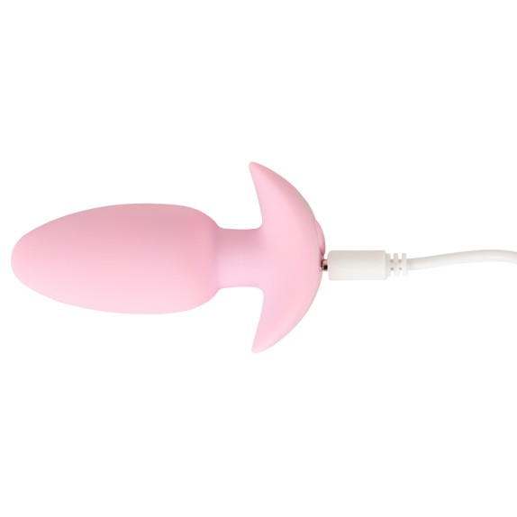 MINI TAPPO ANALE VIBRANTE 8 CM IN SILICONE E RICARICABILE CUTIES