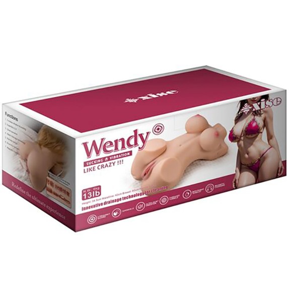 WENDY TORSO FEMMINILE MASTURBATORE UOMO CON SUZIONE XISE