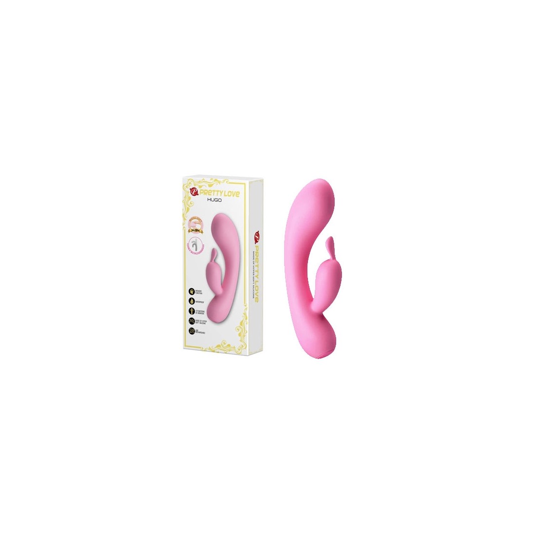 HUGO VIBRATORE RABBIT PER PUNTO G SEX TOY CON...