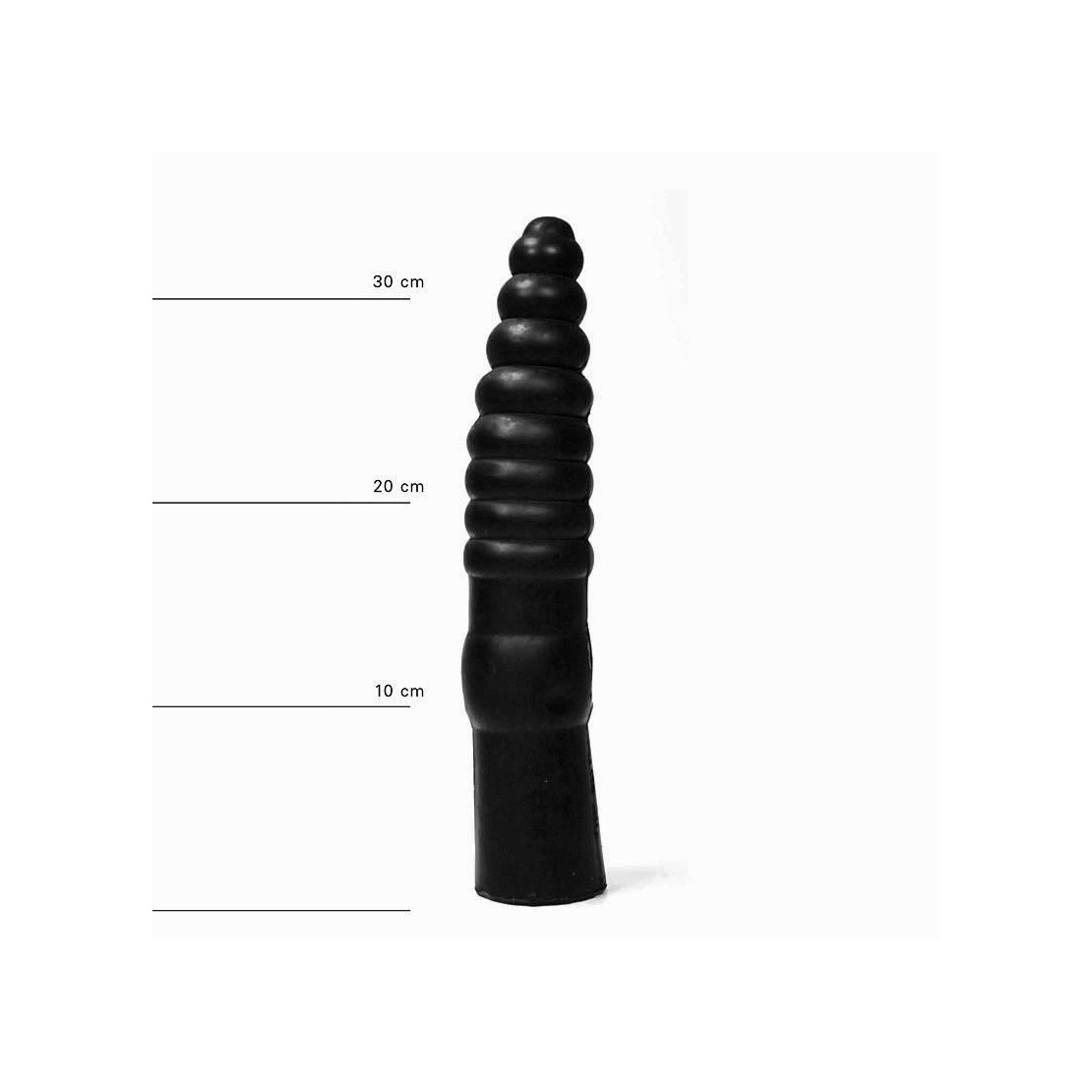 DILDO NERO 36 CM ALL BLACK IN GOMMA              