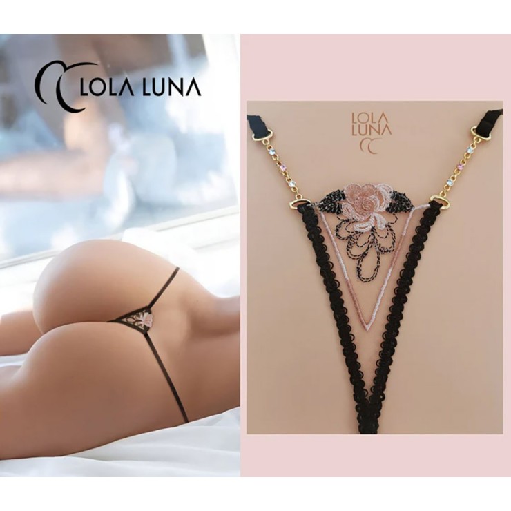 MICRO PERIZOMA SEXY DA DONNA RICAMATO DI ALTA QUALITA'...