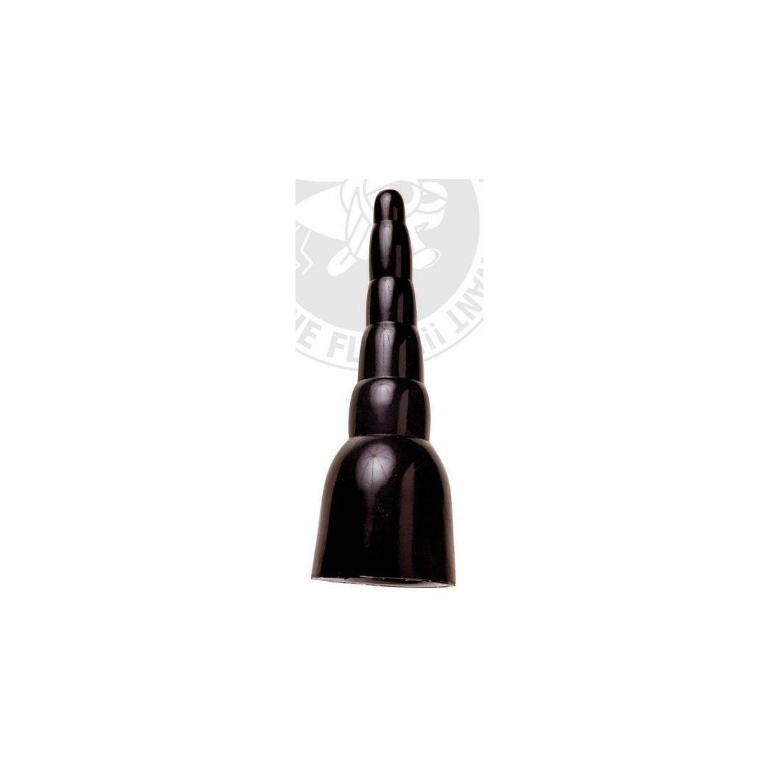 DILDO ALL BLACK NERO IN GOMMA 32 CM          