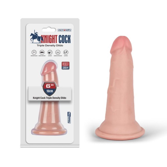 copy of FALLO REALISTICO IN TPE MORBIDO A TRIPLA DENSITA' 15 CM KNIGHT COCK