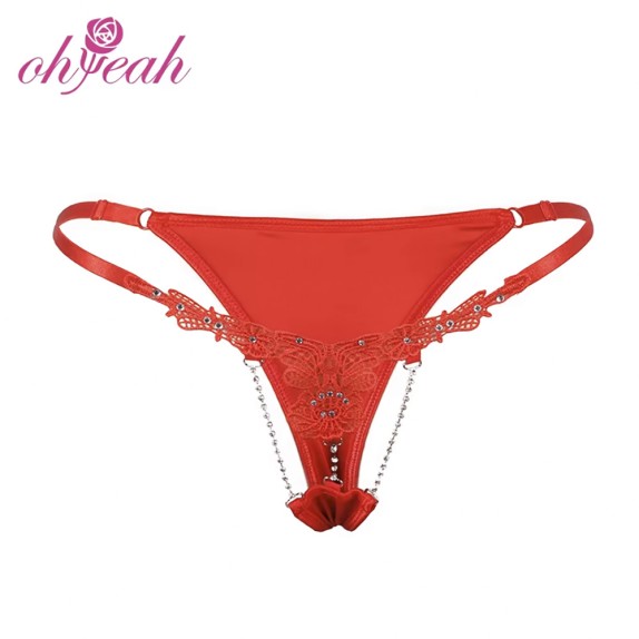 copy of PERIZOMA ROSSO SEXY DA DONNA CON STRASS REGOLABILE APERTO