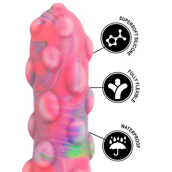 copy of MINI DILDO MONSTAR NIXIE COLORATO CON RILIEVI E VENTOSA