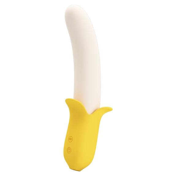 BANANA GEEK VIBRATORE PUNTO G CON MOVIMENTO SU E GIÙ