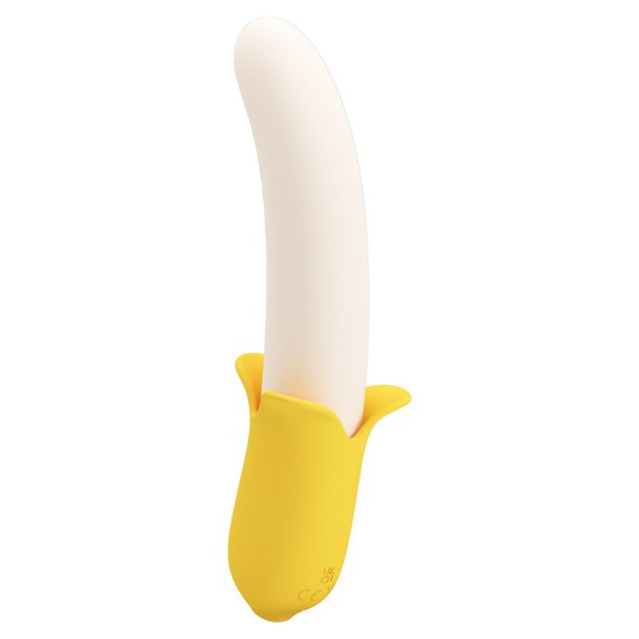 BANANA GEEK VIBRATORE PUNTO G CON MOVIMENTO SU E GIÙ
