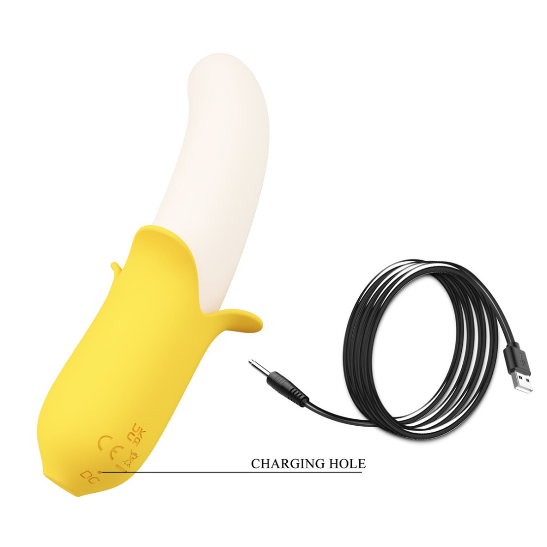 BANANA GEEK VIBRATORE PUNTO G CON MOVIMENTO SU...