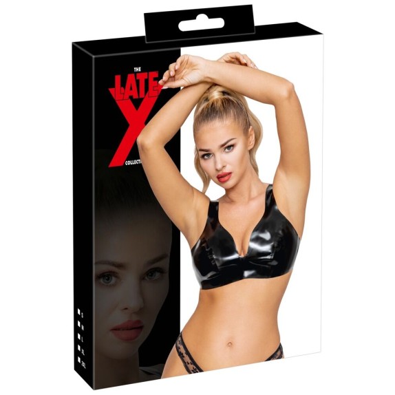 REGGISENO IN LATTICE NATURALE CON CHIUSURA A BOTTONI LATEX