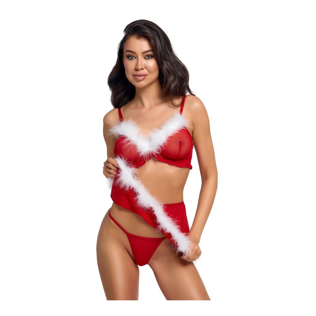 BABBA NATALE SEXY SET 3 PEZZI PER DONNA IN...