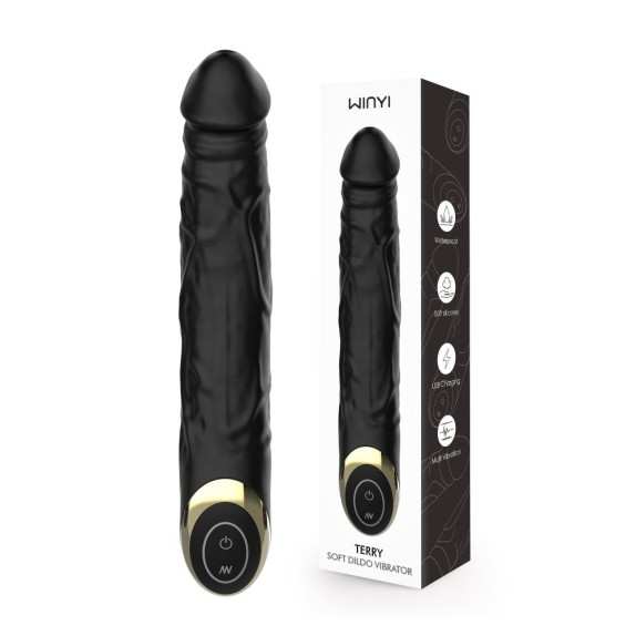 copy of FALLO VIBRANTE IN SILICONE MORBIDO NERO TERRY SEX TOY USB