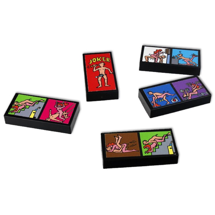 GIOCO DEL DOMINO CON POSIZIONI SEXY DEL KAMASUTRA 24... 2