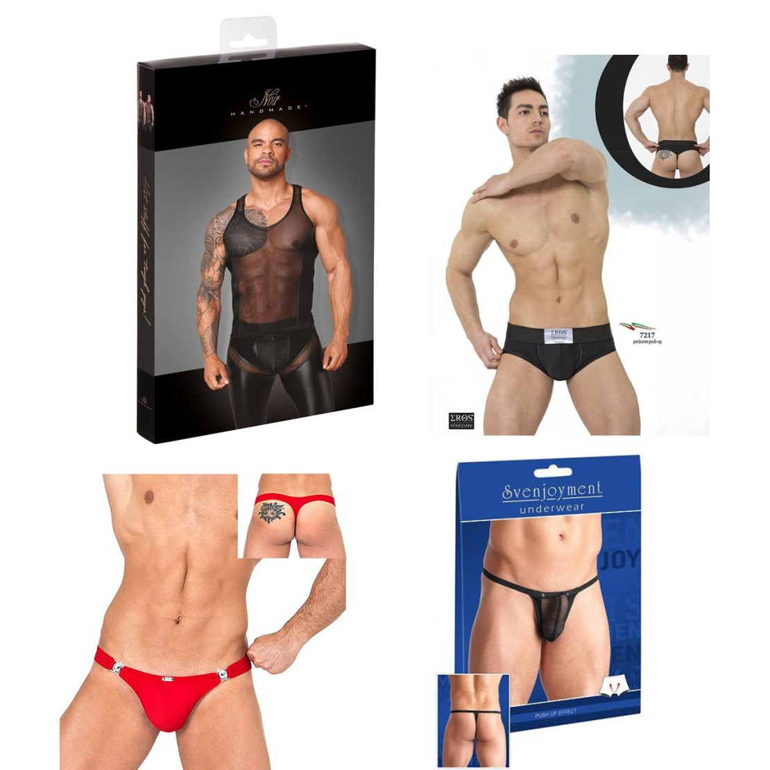 OFFERTA PAGHI 3+1 OMAGGIO CANOTTA E PERIZOMI UOMO