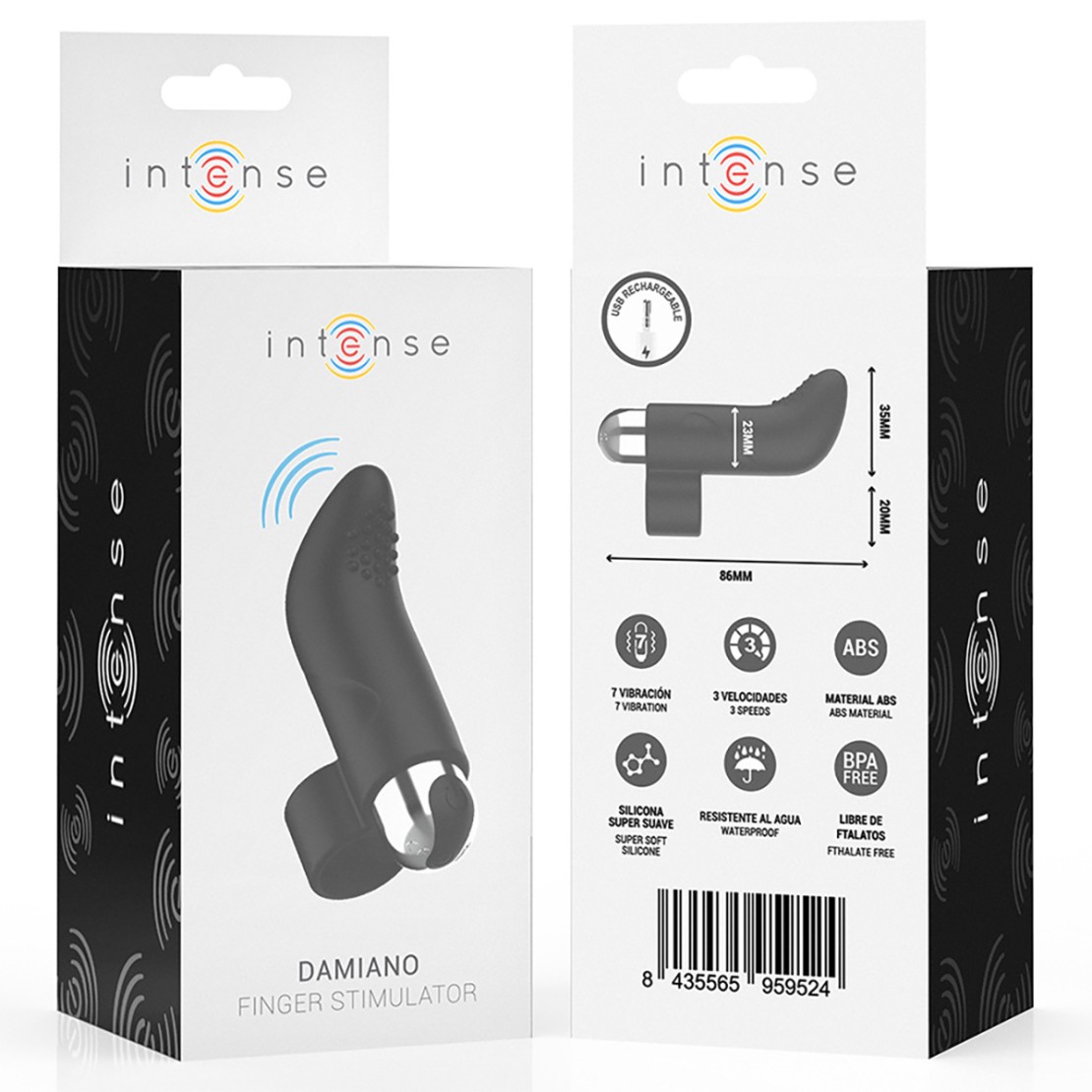 DITALINO VIBRANTE USB SEX TOY PER GIOCHI DI...