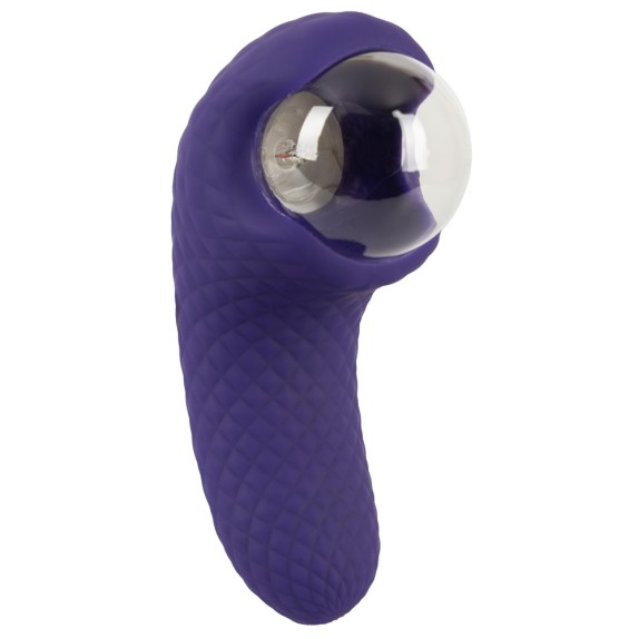 VIBRATORE CON DOPPIO MOTORE ESTERNO E INTERNO CON SFERA AL PLASMA RISCALDANTE