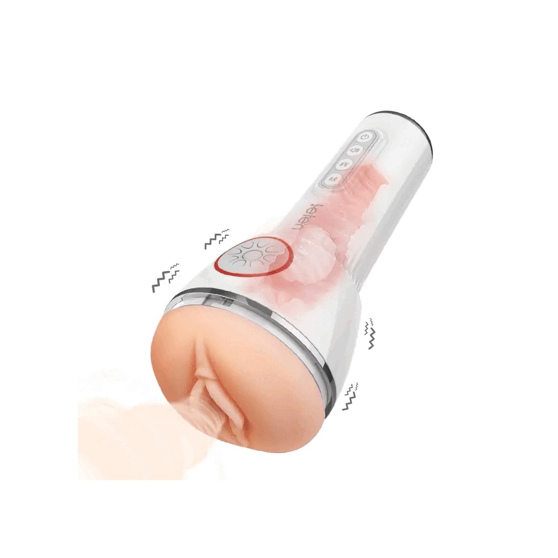 MASTURBATORE AUTOMATICO A FORMA DI VAGINA CON...