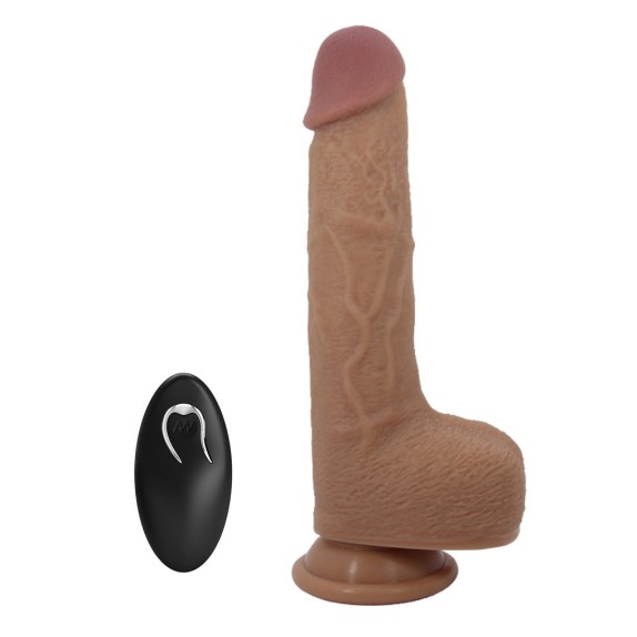 SEX TOY REALISTICOVIBRANTE CON MOVIMENTO SU E GIÙ CON TELECOMANDO TOMMY