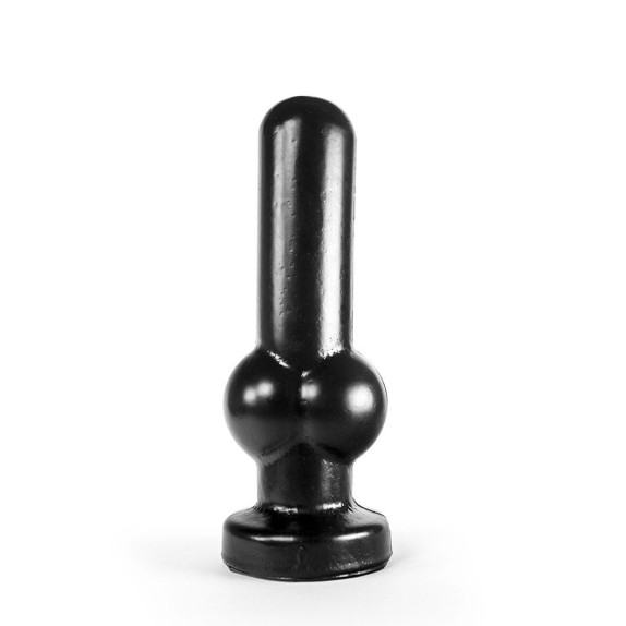 PLUG ANALE LISCIO IN PVC NERO CON RIGONFIAMENTI ALLA BASE ZIZI JACKSON